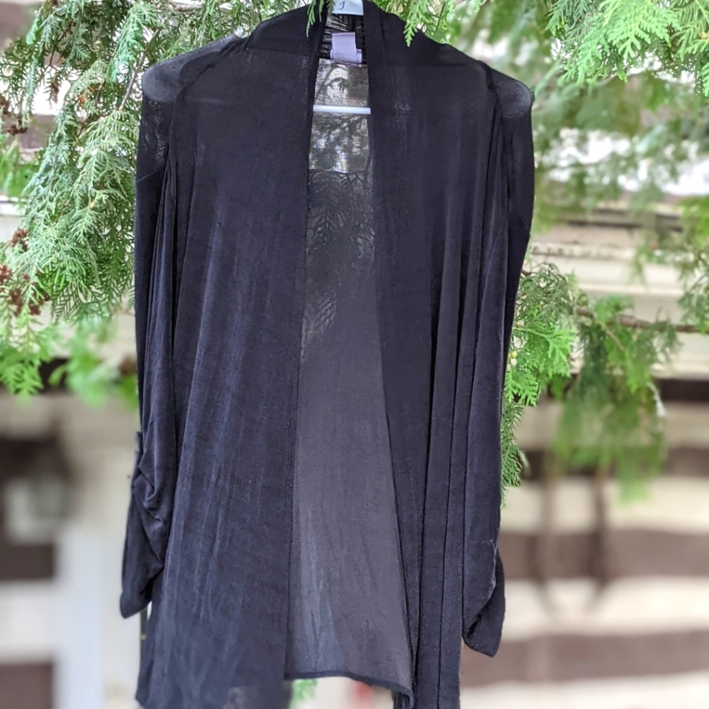 Black Slinky Cardigan
